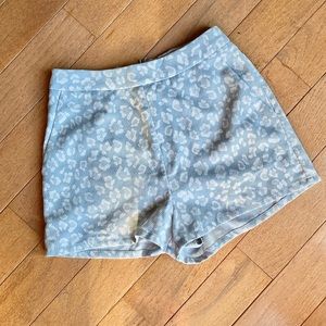 Altar’d State Blue Animal Print Shorts